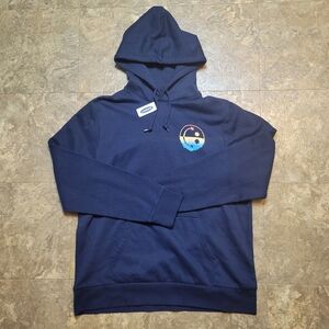 Old Navy Graphic Sweatshirt Hoodie Adult XL Blue Long Sleeve Pullover NWT